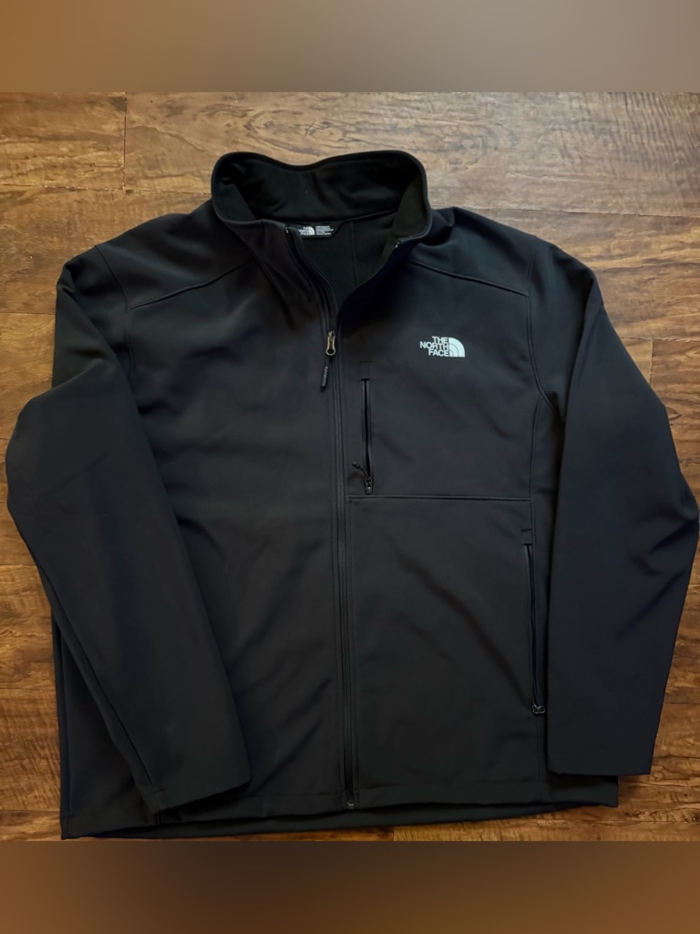 Men's The North Face Black Apex Bionic Softshell Jacket Sz 2XL